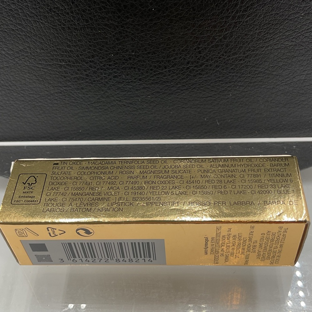 Yves Saint Laurent Rouge Volupté Rock ‘N Shine Lipstick in 10 Pink Bass - BNIB - Picture 14 of 16